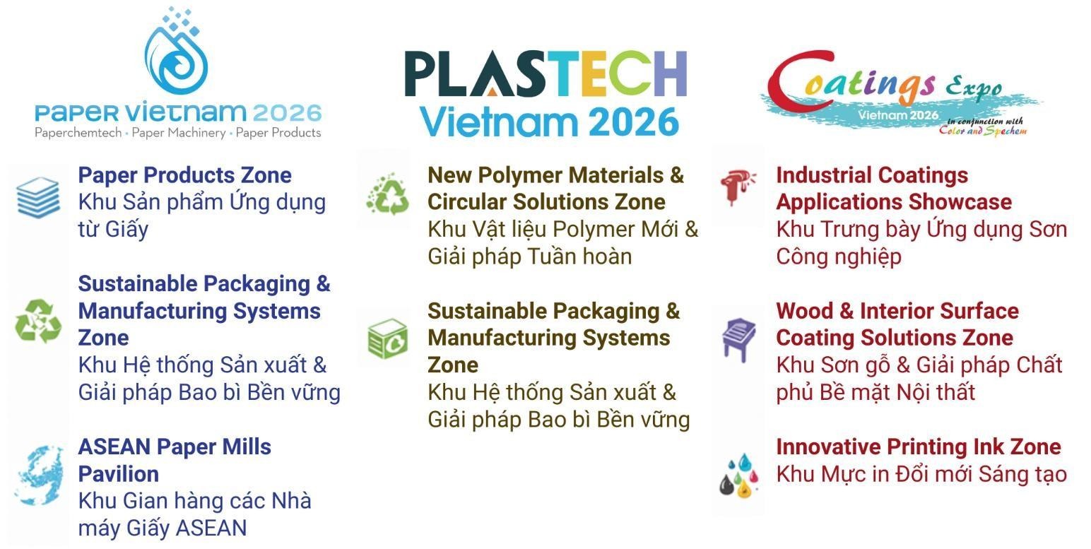 Không gian triển lãm công nghiệp Việt Nam 2026