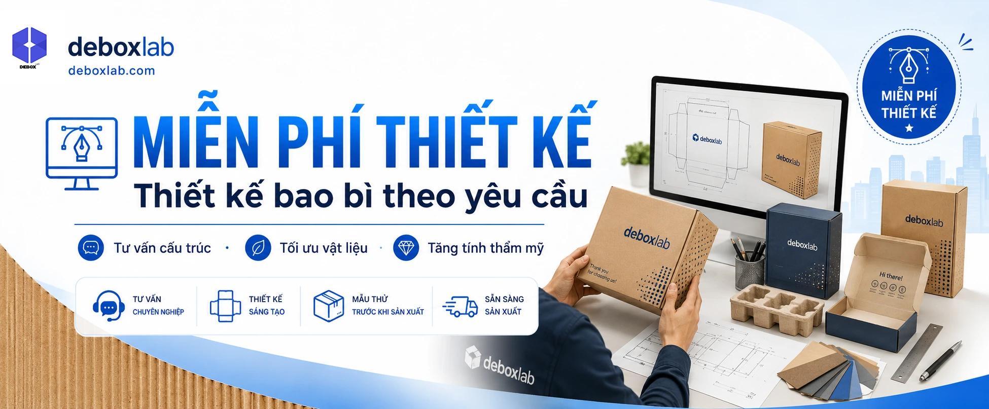 Giải pháp đóng gói Debox Lab