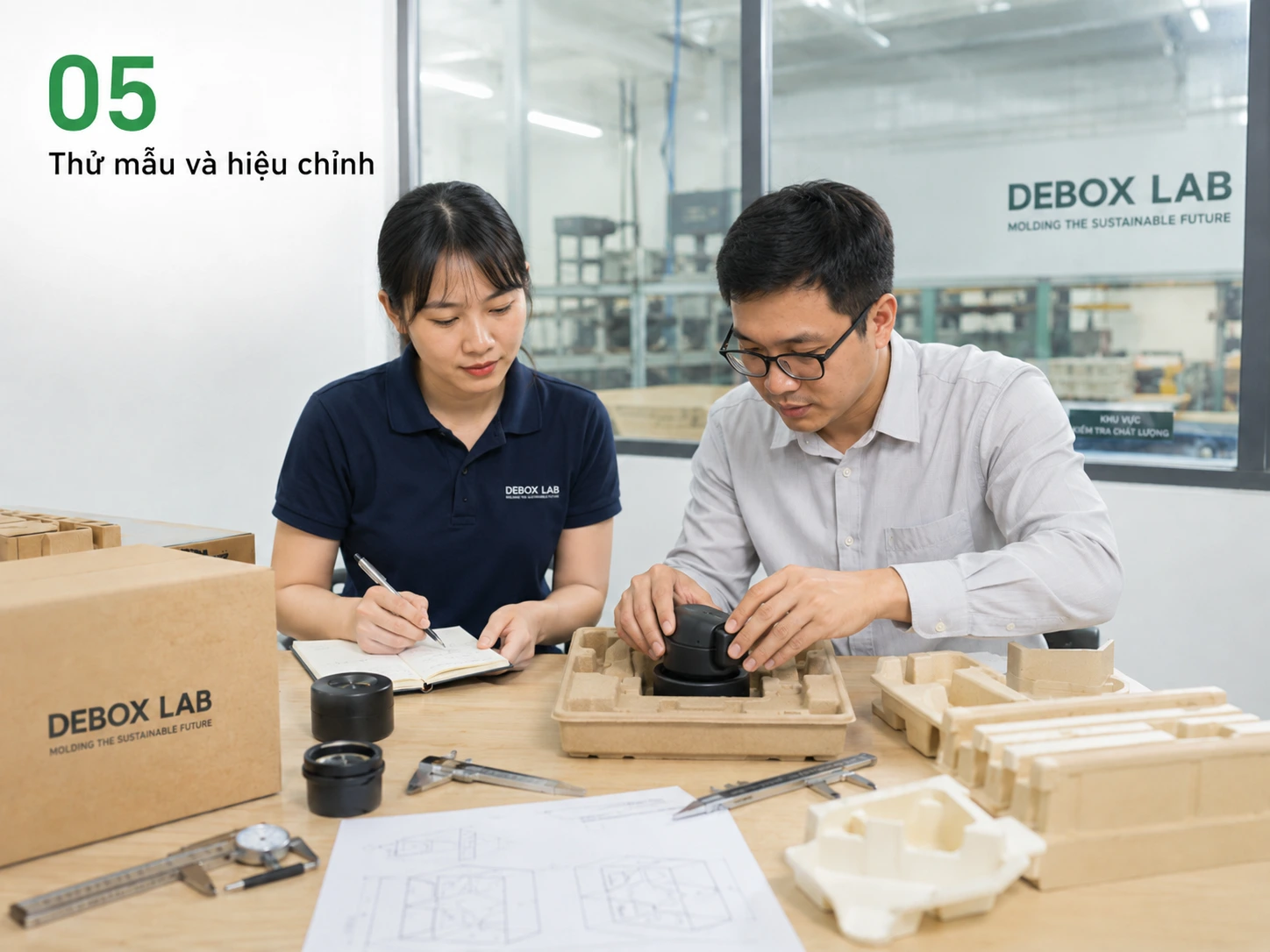 Thử mẫu và hiệu chỉnh giải pháp đóng gói